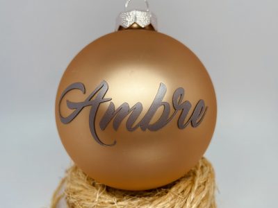 Boule de Noël personnalisé