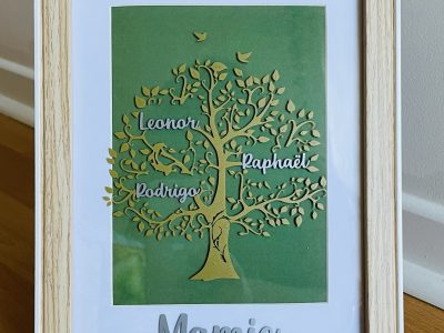 Cadre Arbre de vie personnalisé