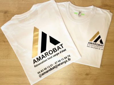 T-shirt Blanc AMAROBAT
